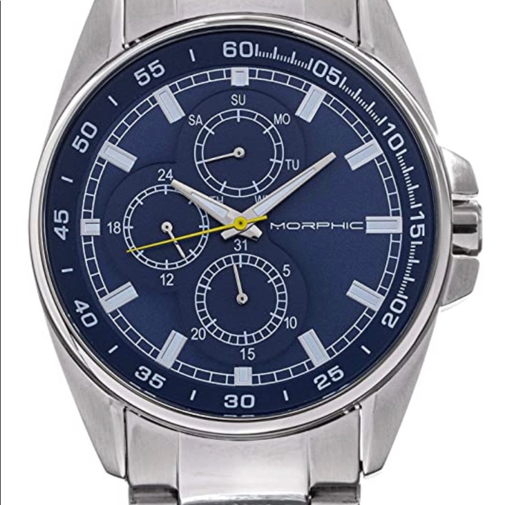 Morphic M92 Watch Blue w Stainless Steel Bracelet